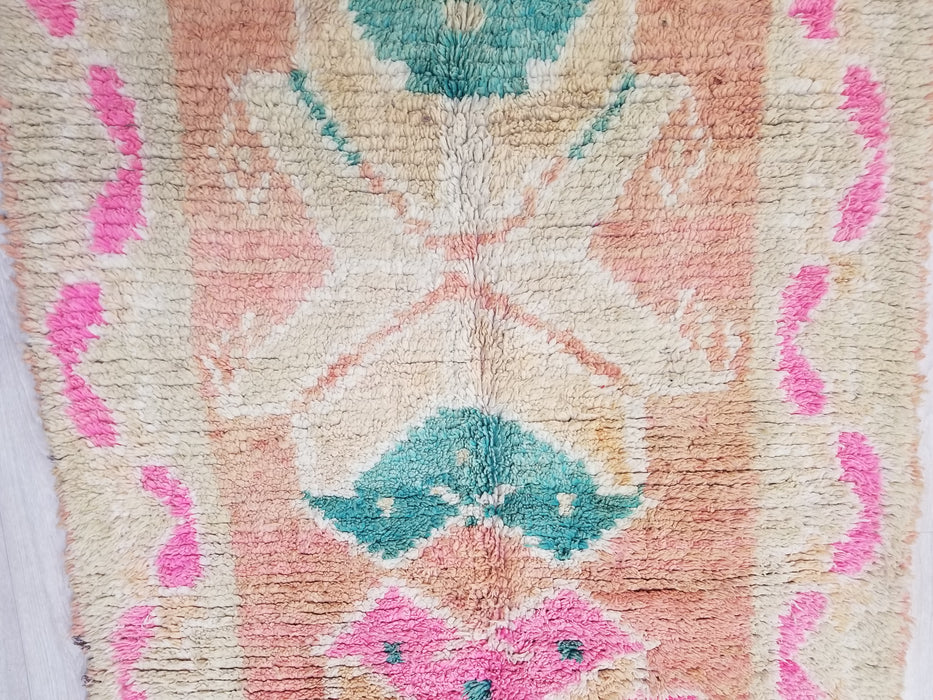 Beautiful colorful Moroccan rug from Boujaad