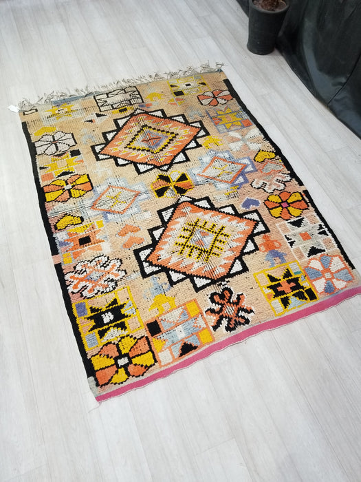 Colorful Moroccan rug from Azilal region