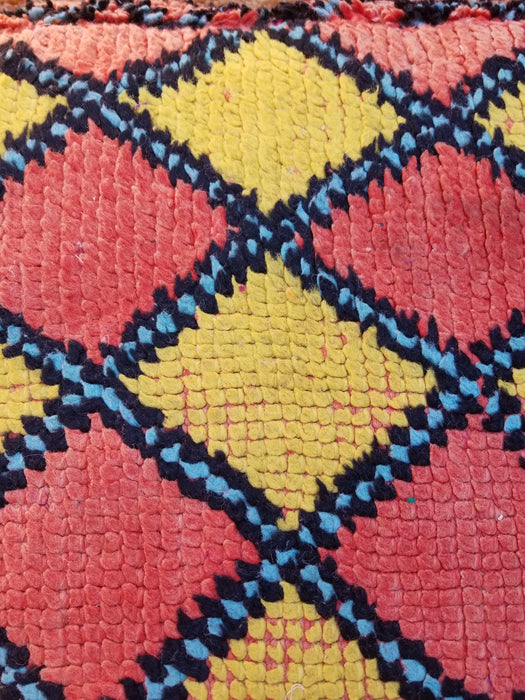 Colorful Moroccan Floor Cushion Pouf 60x60x20cm