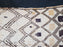Square white Moroccan rug from AZILAL region