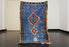 Small blue Moroccan rug from Boujaad region