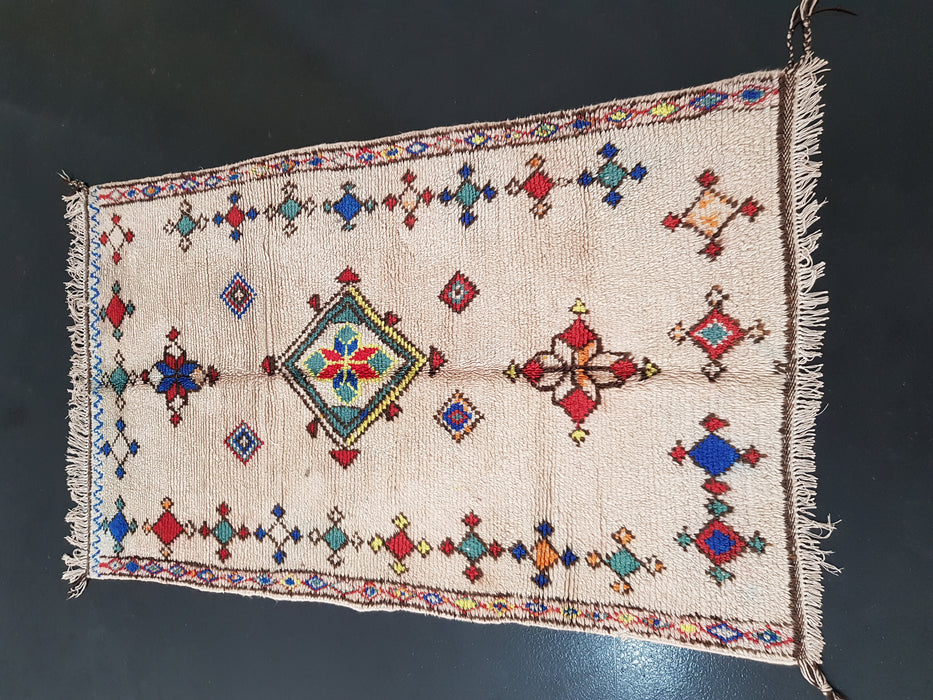 Vintage Moroccan rug from AZILAL region