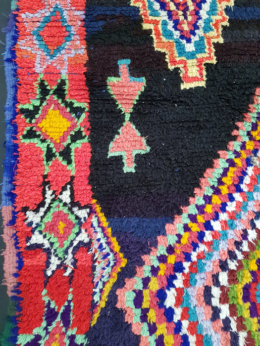 Insane colorful Moroccan rug from Azilal region