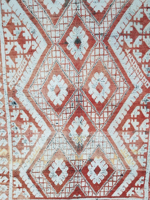 Vintage Red Moroccan rug from Boujaad region