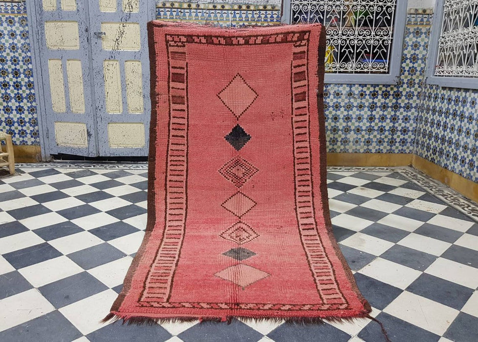 Fabulous Red Moroccan rug from Boujaad region
