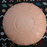 Light pink Moroccan leather pouf