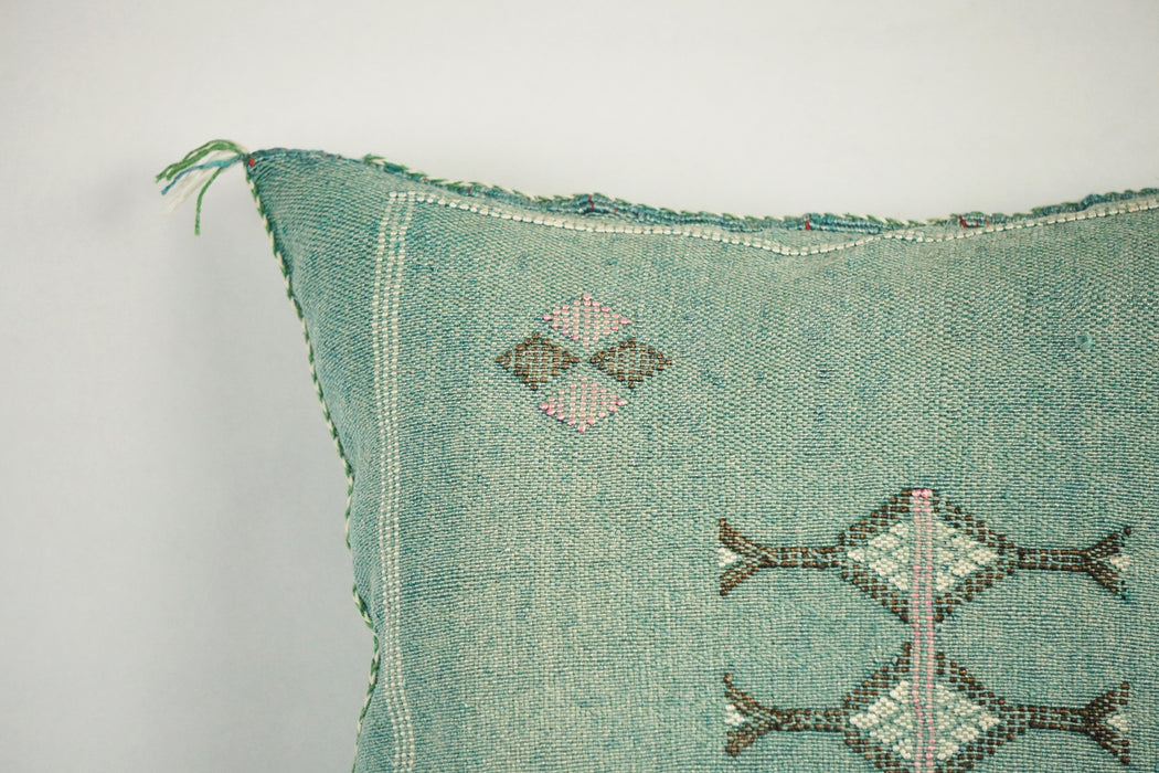 Moroccan Cactus Pillow cover, handmade berber Moroccan Bohomian sabra