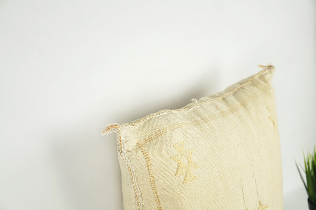 Simple Moroccan Cactus Pillow cover, Bohemian sabra