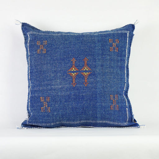 Navy blue Moroccan Cactus Pillow cover, Bohemian sabra