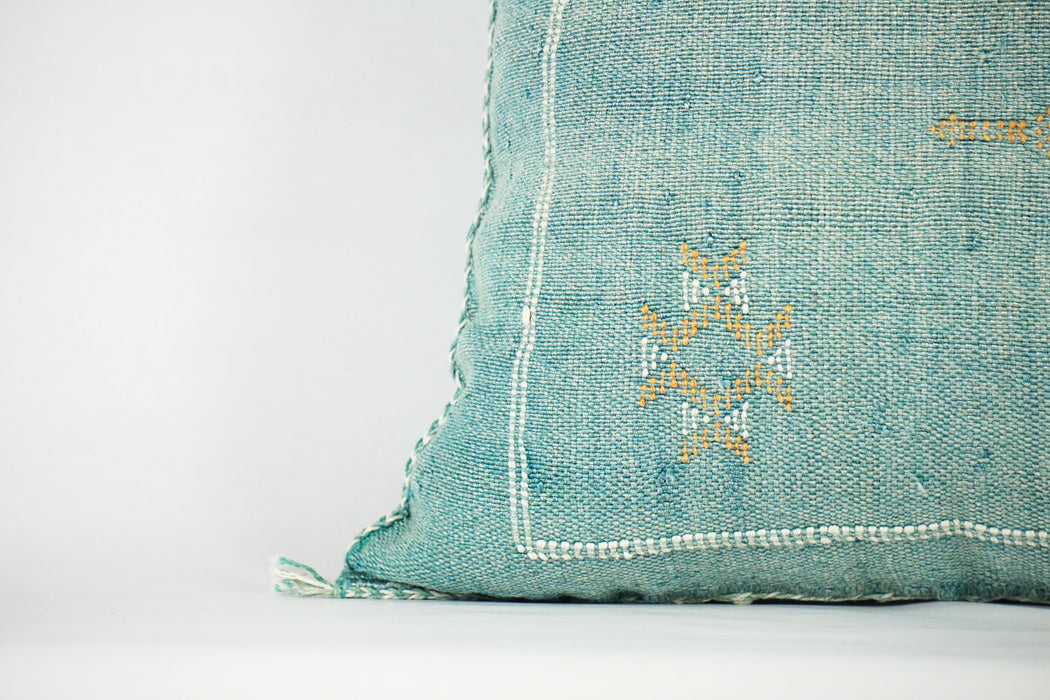 Light green Moroccan Cactus Pillow cover, Bohemian sabra